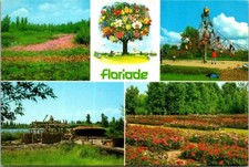Vintage Floriade Multiview Rotterdam Holland Postcard picture