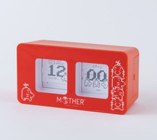 Earth Bound MOTHER2 HOBONICHI Dosei-san Mr. Saturn Flip Clock Patapata MINT RARE picture