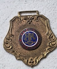 Antique Union of American Brewery Workers Union Fob Award Badge Newark NJ Beer  picture