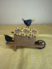 Blossom Bucket B Lloyd 2006 Crows In Wheel Barrow Sunflower NOS RARE picture