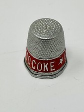 Vintage metal Coke Thimble “ OTTO COKE “ Collectible Red Logo picture