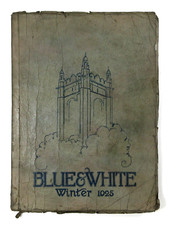 Los Angeles High School Yearbook Football Team Clubs Societies Blue & White 1925 picture