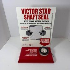 Vintage Victor Star Shaft Seal Dana Store Display Advertising Sign picture