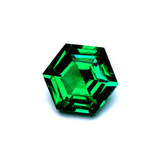 Natural Tsavorite Garnet Green Hexagon Cut 10.40 Ct CERTIFIED Loose Gemstone picture