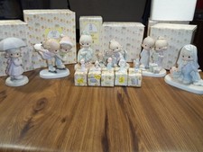 Vintage Precious Moments Lot (11) Figurines from 1980's in Original Boxes #40 picture