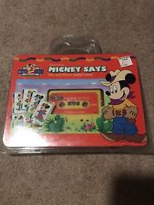 Vintage Mickey Says Mix And Match audio match game cassette Mickey Mouse 40189 picture
