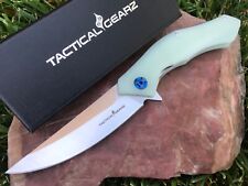 Premium EDC G10 Folding Knife Ball Bearing Pivot Razor Sharp D2 Steel Blade picture