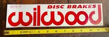 Wilwood Disc Brakes Bumper STICKER - for Car Truck Hotrod Custom  Auto USA picture