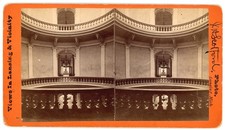 MICHIGAN STEREOVIEW - Lansing - Capitol Interior Rotunda - JH Scotford 1880s picture