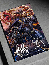 BOTH COPIES PRESALE ABSOLUTE BATMAN 25 2x Signed COMBINED SALE BOTH COPIES picture