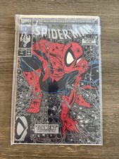 SPIDER-MAN #1 1990 Silver Edition Todd McFarlane Torment Part 1 Marvel Direct picture
