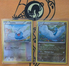Roaring Skies MODERATELY PLAYED Reverse Holos Swablu Altaria 53/108 73/108 🐥 picture
