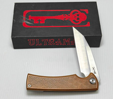 Chaves Street Sangre Wharncliffe M390 Pocketknife, Titanium Frame Lock, Plain picture