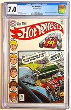HOT WHEELS #1 ~ DC Comics 1970 ~ Based on 1969-71 TV Cartoon Series ~ CGC 7.0  picture