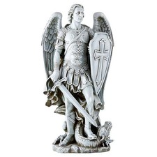 12.25 Inch Saint Michael Warrior Statue Resin Religious Home Decorative picture