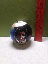 VTG Elvis Presley 1977 Boxcar Enterprises Christmas Ball Ornament 1935-1977  picture