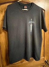 VTG Genuine Harley Davidson Mens Large Black T-Shirt Bartels Los Angeles picture