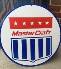 Vintage Style Mastercraft Boat  Steel Quality Sign picture