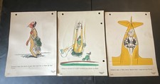 Lot 23 WWII Dilbert Groundloop Comics US Navy Training Div Posters Osborn picture