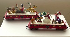 Hawthorne Village Disney Christmas Train 1940s & 1950s Gondola Car Set Excellent picture