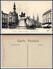BELGIUM Postcard - Antwerp, Leopold 1st Statue J38  picture