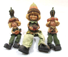 Vintage Fall Harvest Acorn Doll Figurine Decor with Danging Legs Figurines picture