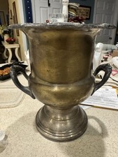 Vintage International Silver Company Silverplate Champagne Bucket Urn Handle Sty picture