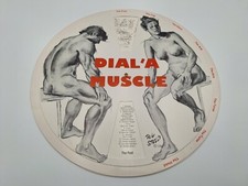 Vintage 1982 Phil Steele Double Sided Spinning DAIL 'A MUSCLE & BONE 12.5x12.5 picture