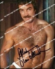 Tom Selleck Photo Sexy RARE Barechest Hairy Shirtless Beefcake Gay Interest 8x10 picture