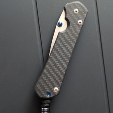 Chris Reeve Large Sebenza Carbon Fiber Knife Art Exclusive picture