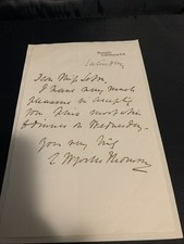 Challenger Expedition Sir Charles Thomson chief scientist, autograph ALS picture
