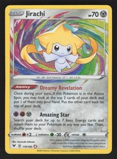 English NM Jirachi 119/185 SWSH04 Holofoil Pokemon SWSH04: Vivid Voltage picture