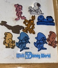 Cartoon 70’s Vintage Refrigerator Magnets Peanuts, Looney Tunes, Disney 10 picture