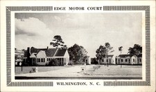 Wilmington NC Motor Court c1940s-50s Vintage Postcard picture