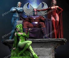 Magneto & Allies Resin Sculpture Statue Model Kit Unpainted/Unassembled picture
