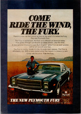 Plymouth Fury Car Vintage Magazine Ad 1977-78 Original Print Auto picture