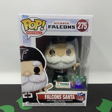 Funko POP Atlanta Falcons Santa #275 Vinyl Red Jersey 2024 Fanatics Exclusive picture