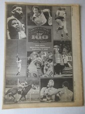 1997 NEW YORK DAILY NEWS newspapers SPECIAL SECTION TOP 100 NY SPORTS MOMENTS picture