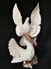 BOEHM DOVE & CHERRY BLOSSOM LIMITED ISSUE #246 ENGLAND HANDMADE PORCELAIN 18.5