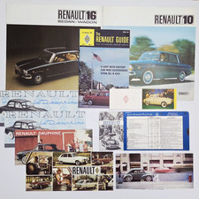 Renault Dealer Brochure Lot Dauphine R4 R10 R16 Caravelle Original VTG Bundle picture