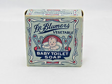 Vintage Dr. Blumers Vegetable Baby Toilet Soap BOX ONLY Chicago USA picture