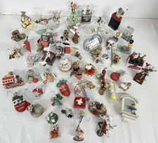 Vintage Mostly Hallmark Lot of 50 Christmas Ornaments Mice Mouse +Enesco Hershey picture
