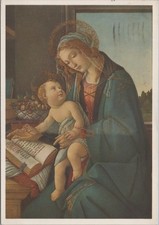 1970 Vintage La Vergine col Figlio Milan 4x6 Botticelli Milano Postcard picture