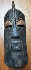 African Songye / Luba Kifwebe Hand Carved Wooden Mask #858 picture