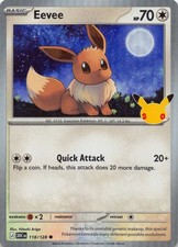 Eevee 118/128 Holo 30th Anniversary NM picture