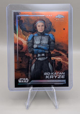 2024 Topps Star Wars Chrome Bo-Katan Kryze Orange Refractor /25 Card #38 picture
