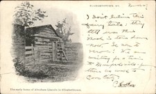 Elizabethtown KY Early Home of Abraham Lincoln c1900s-10s Vintage Postcard picture