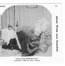Away From Watchful Eyes (Woman Resting), 1978 Reproduction Stereoview picture