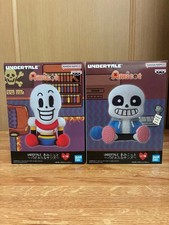 BANDAI Amicot Undertale Sans and Papyrus knitted video game figure sets picture