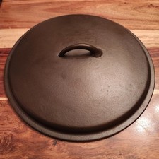 Vtg Unmarked Cast Iron LID ONLY, 12.25